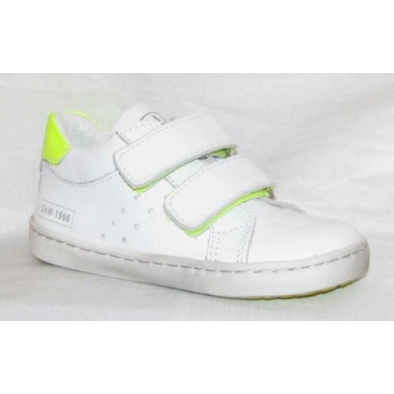 SHOESME maat 23 klitteband sneaker wit/geel gratis verzenden