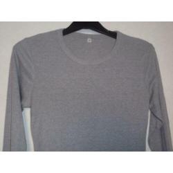 Maat m - grijs lange mouw tshirt