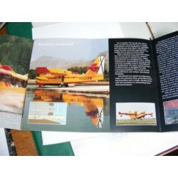 Canadair 415 Magazine + 2 foto's 28 x 22 cm