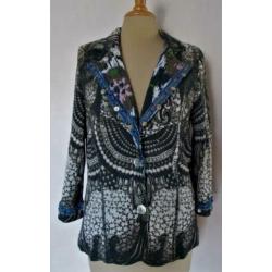 Bohemian/Ibiza look print top/vestje van Aldo Martins! 40