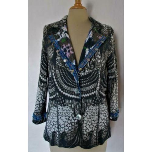Bohemian/Ibiza look print top/vestje van Aldo Martins! 40