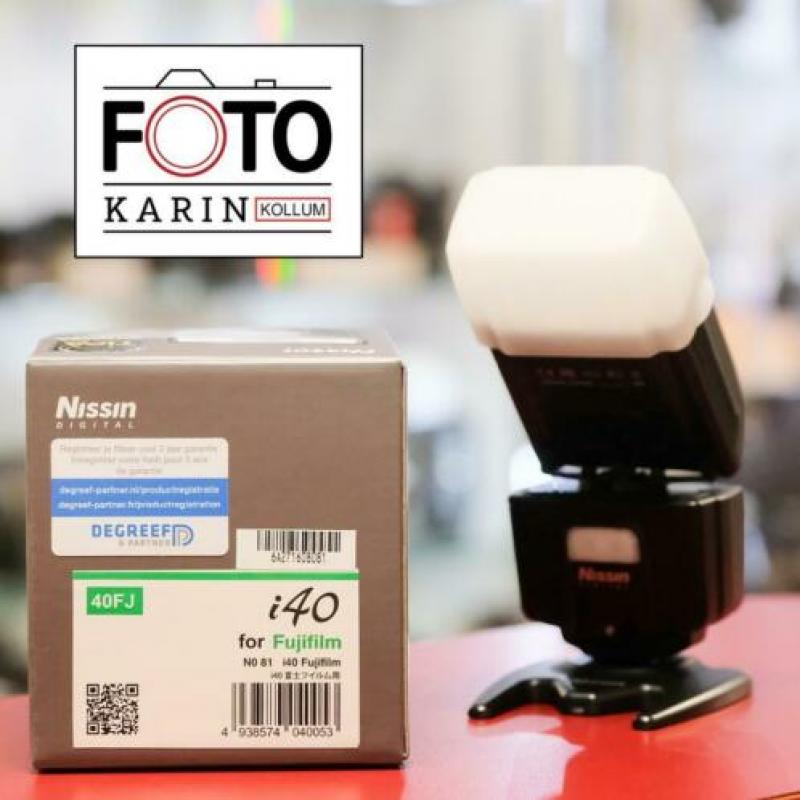 FOTO KARIN KOLLUM Nissin i40 flitser voor Fujifilm occasion