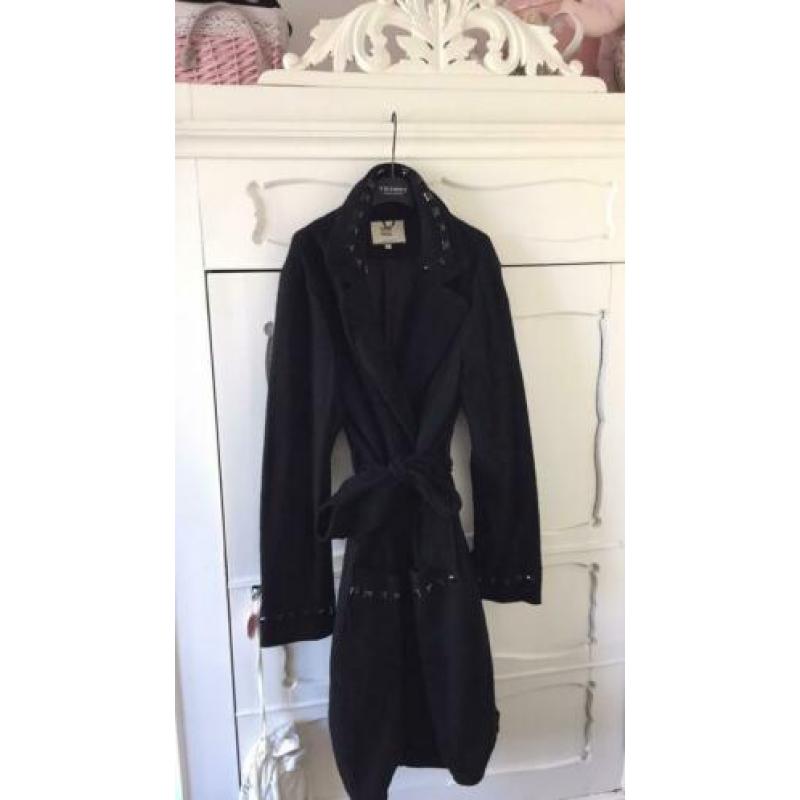 Noa noa jas trenchcoat model wol stenen M