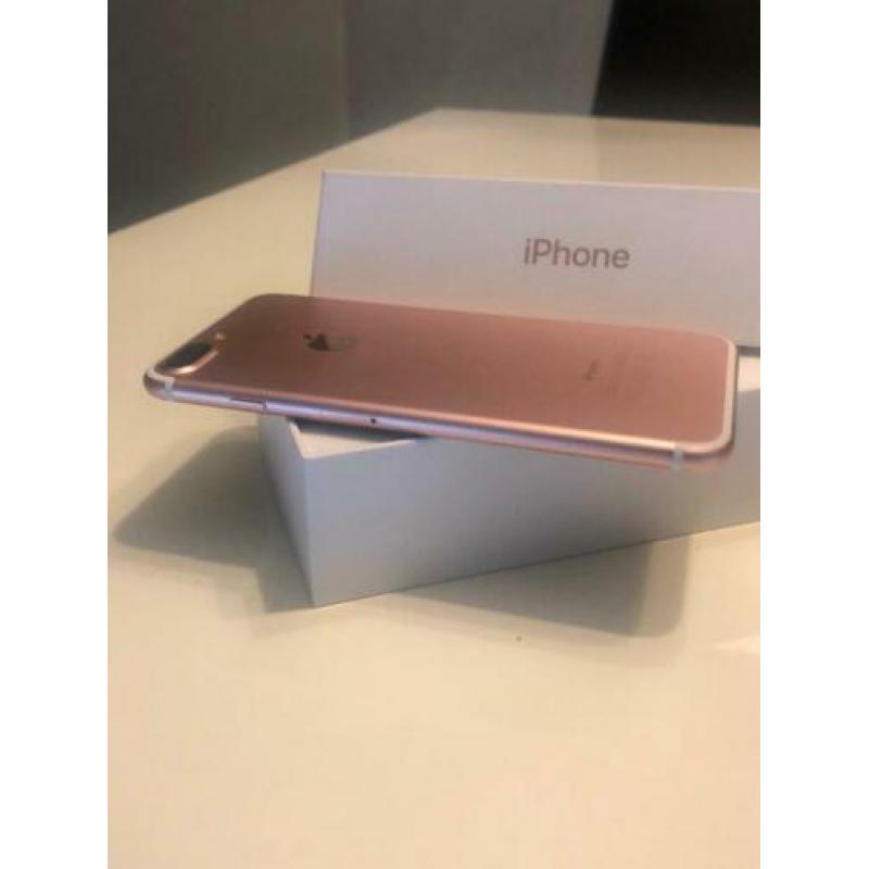 Iphone 7 plus 32gb rose gold zo goed als nieuw met bon