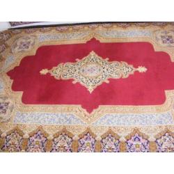 Handgeknoopt Perzisch Tapijt Kerman-Iran Maat:3.05X2.90,CM