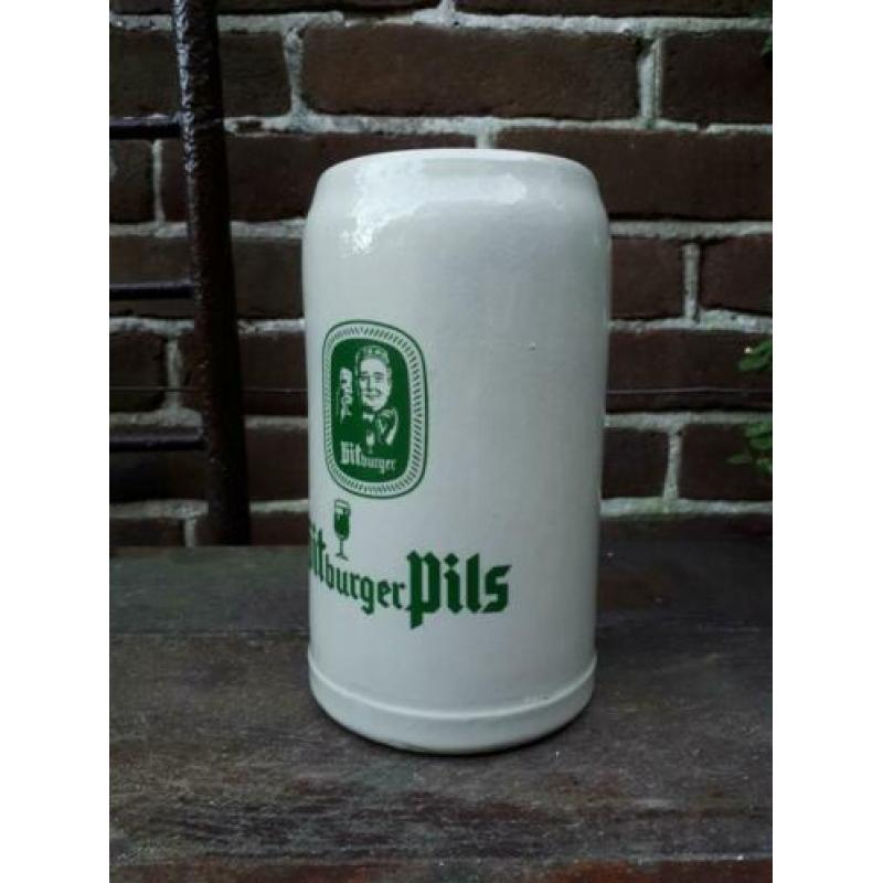 Bierpul, Bitburger, keuls aardewerk, bier.