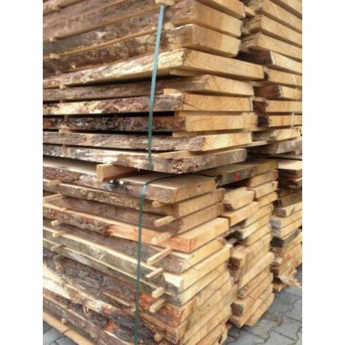 prachtige eiken boomstamplanken/schaaldelen 53mm dik