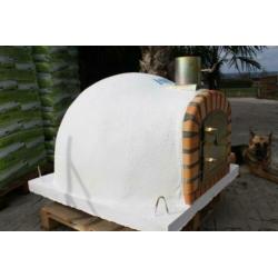 Pizzaoven model LIVORNO 90x90cm nieuwe steenoven