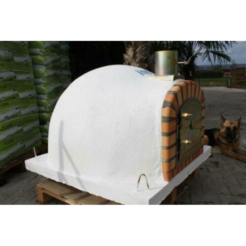 Pizzaoven model LIVORNO 90x90cm nieuwe steenoven