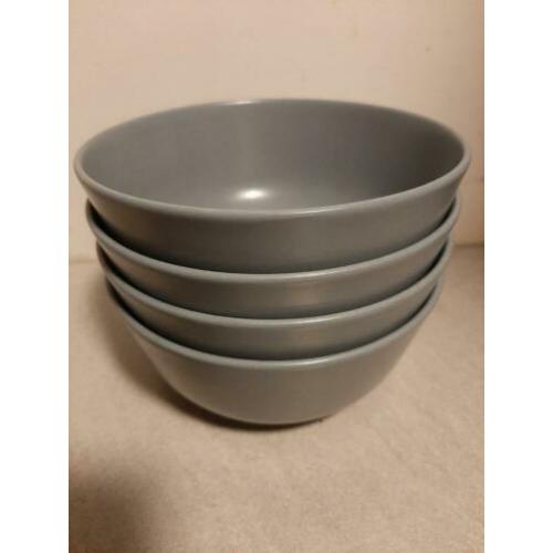 Ikea servies borden / kommen grijsblauw 12 delig