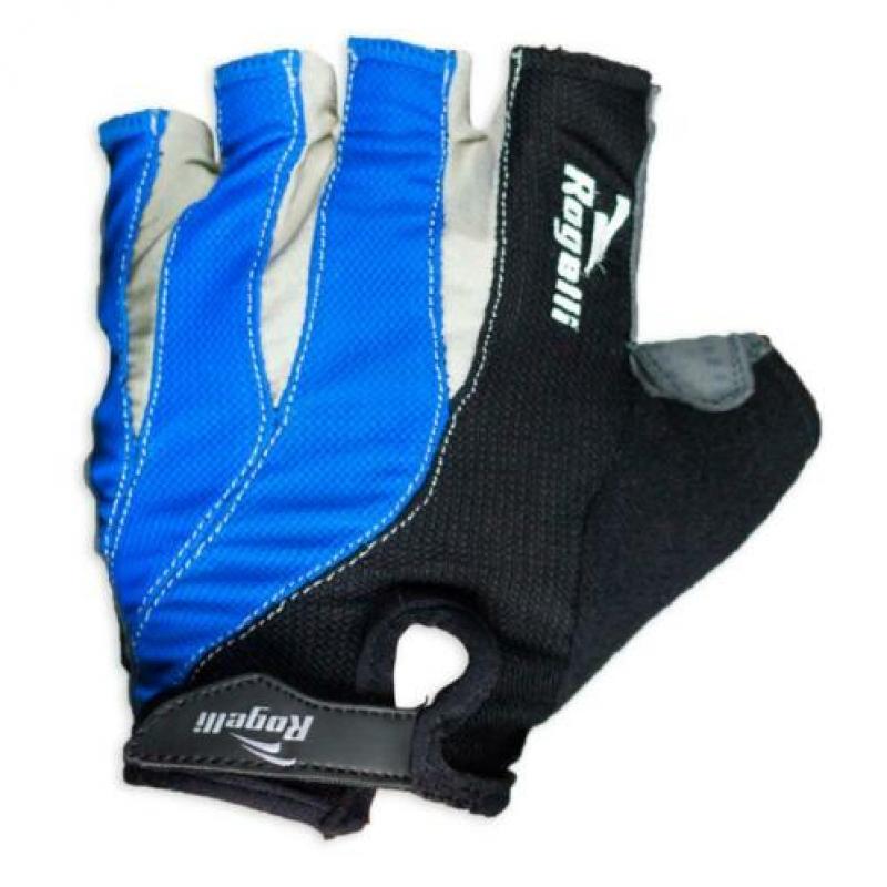 Fietshandschoenen Rogelli Atlin rood of blauw