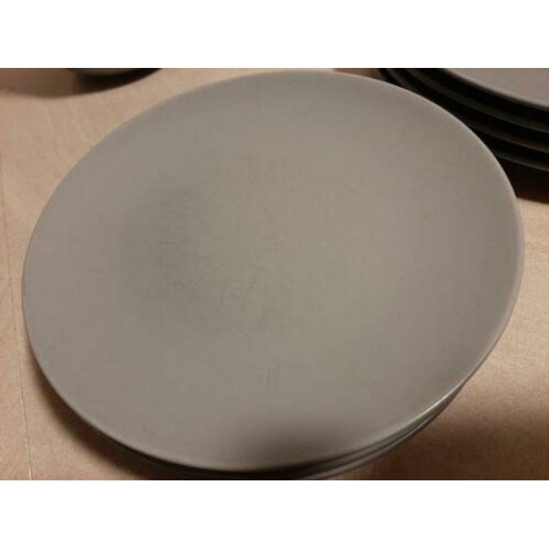 Ikea servies borden / kommen grijsblauw 12 delig