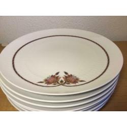 Rosenthal Romanze Orchid 8 ontbijtborden