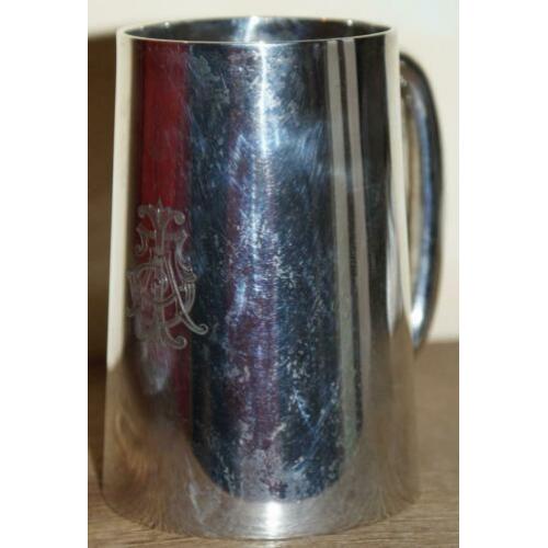 Joseph Gloster Ltd Birmingham Zilver Pint van 1915 Z.FRAAI