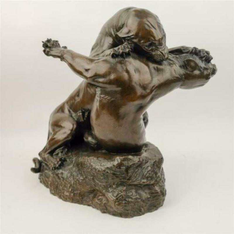 Georges Gardet (1863-1939) – Combat de deux panthères