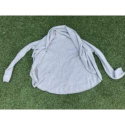 Beige cashmere vest van Repeat, mt 38
