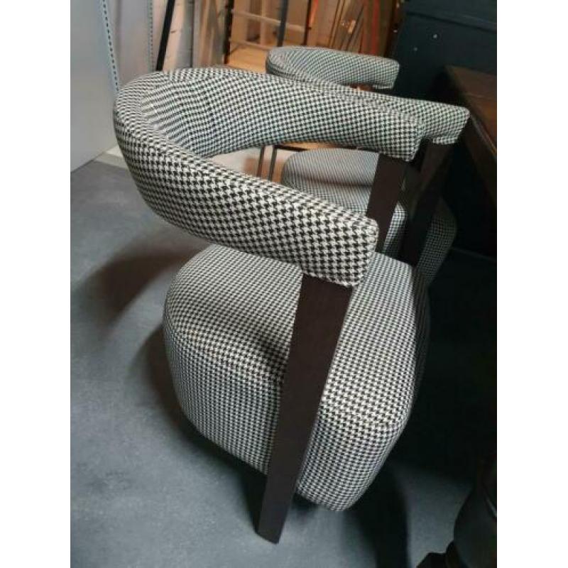 8 super leuke houndstooth clubfauteuils