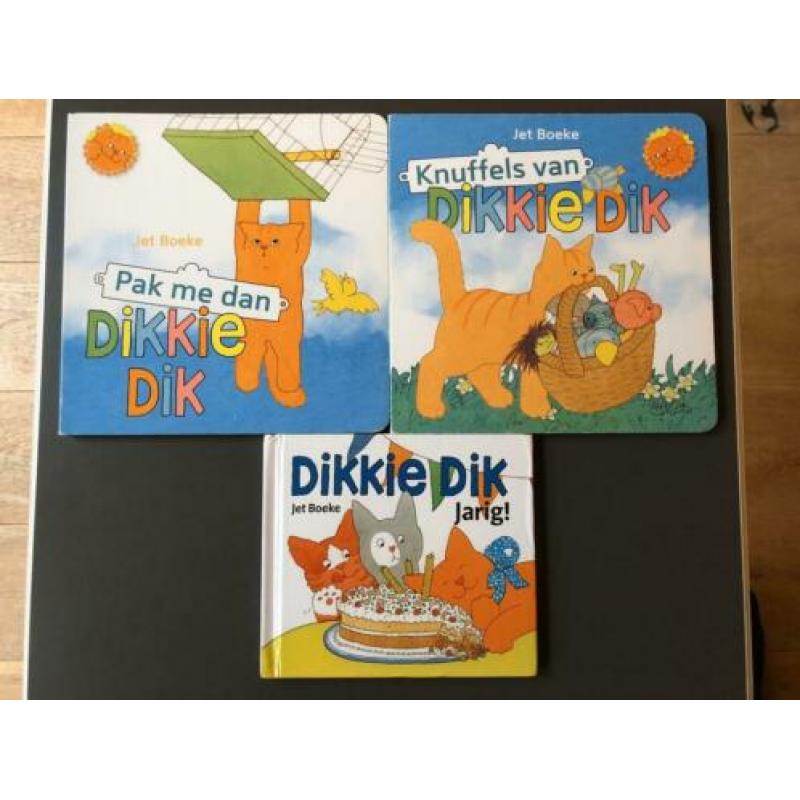 Verschillende boekjes oa Nijntje, dikkie dik, gouden boekjes