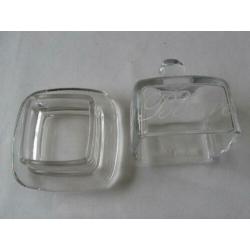 2 x Rivièra Maison kleine glazen botervloot 2 glazen zie fot