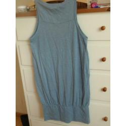 Vero Moda: Spijkerblauwe Long Top maat M