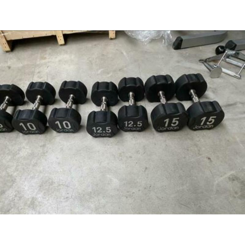 Jordan Vaste Dumbells 2,5kg t/m 15kg