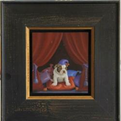 Suzan Visser 1967- De hond op zn troon