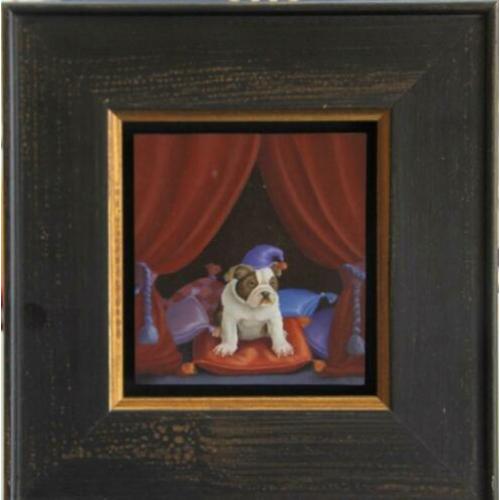 Suzan Visser 1967- De hond op zn troon