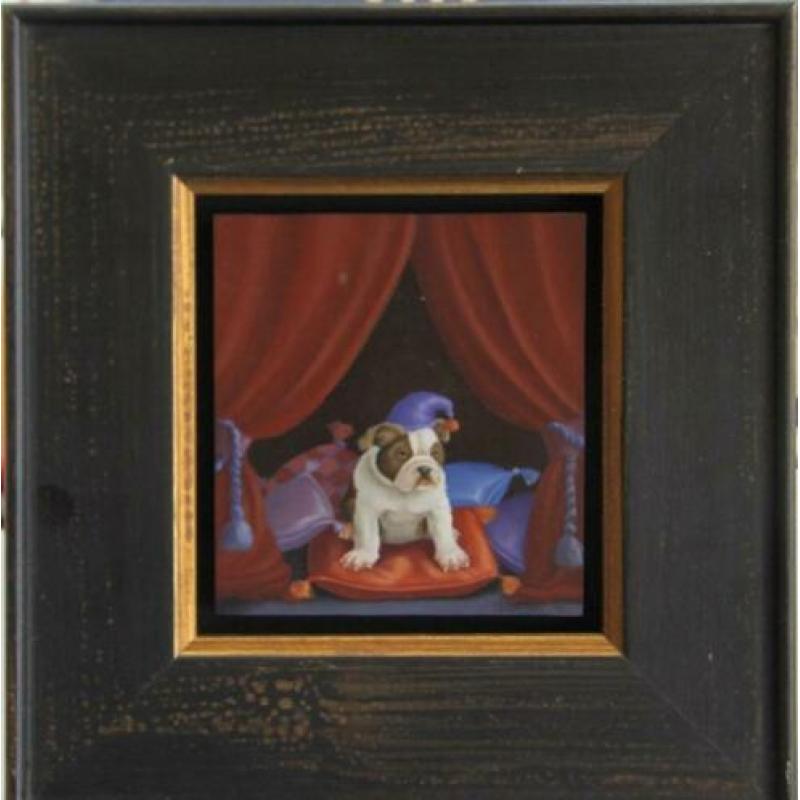 Suzan Visser 1967- De hond op zn troon