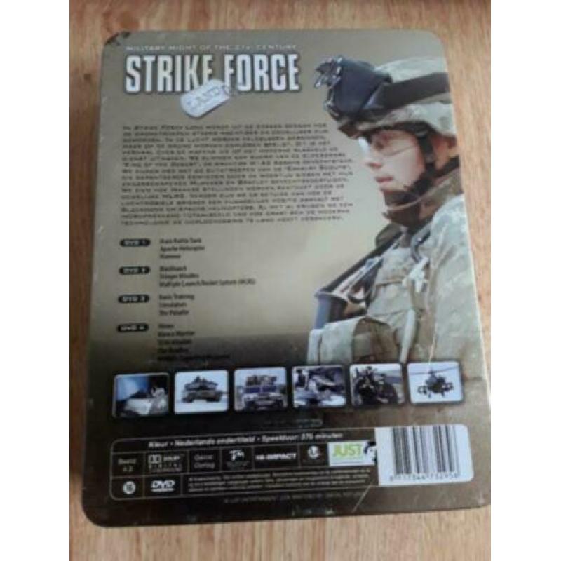 DVD box: Strike Force: Land (4 DVD's in metalen blik)