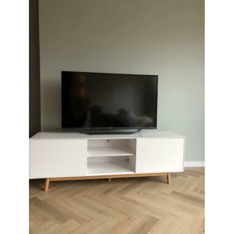 TV meubel -mat- houten onderstel