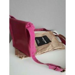 Roze leren Sticks and Stones tasje