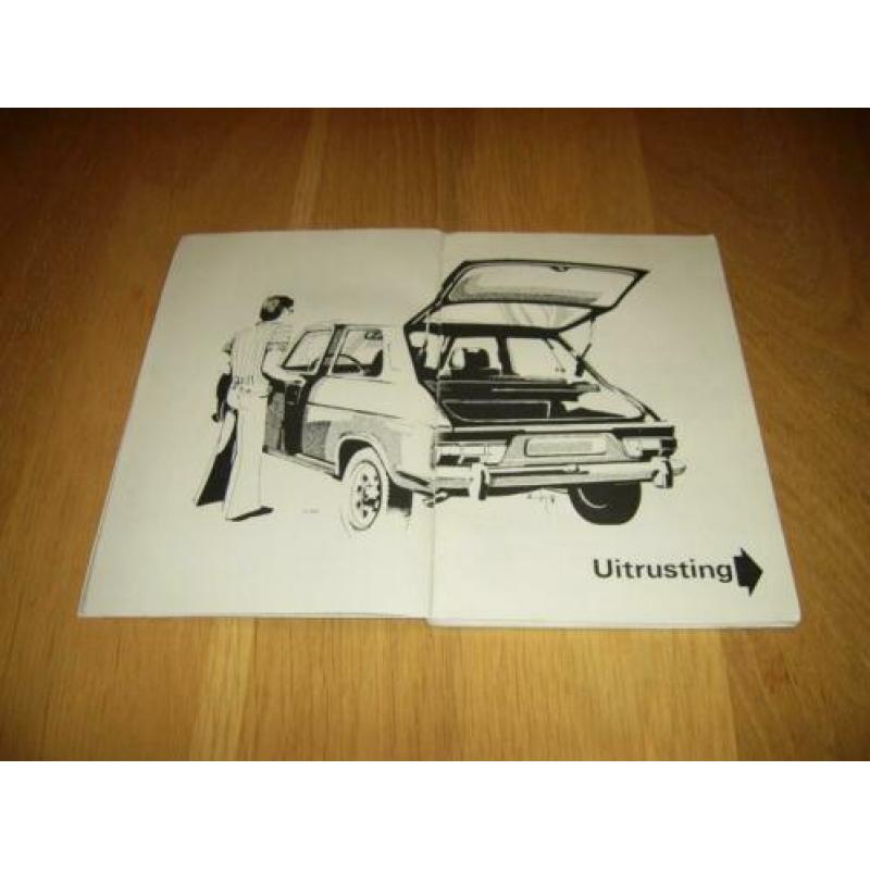 Handleiding / Instructieboekje Simca 1100 van de Jaren 60