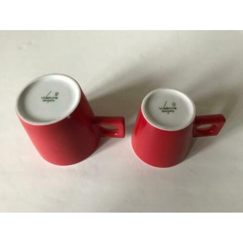 Design Set van 2 Walkure NYNY Germany koffiekop en espresso