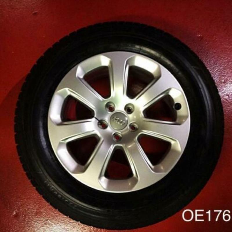 gebruikte originele velgen set 17" Audi Q5 + Winter Banden