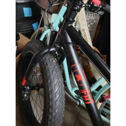 MBM Fat bike X 26 Inch Heren 7V Schijfrem Zwart Rood