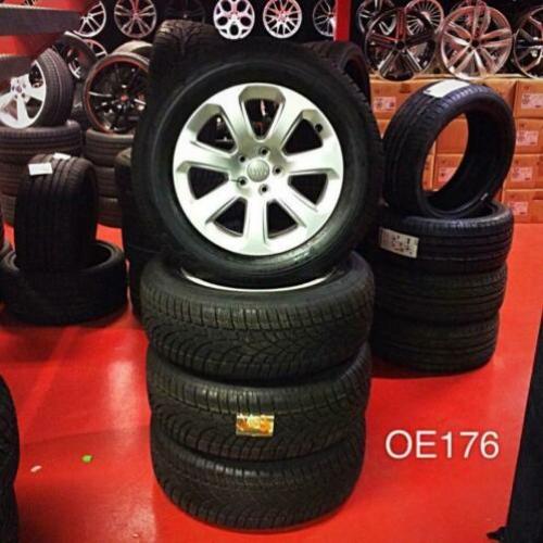 gebruikte originele velgen set 17" Audi Q5 + Winter Banden