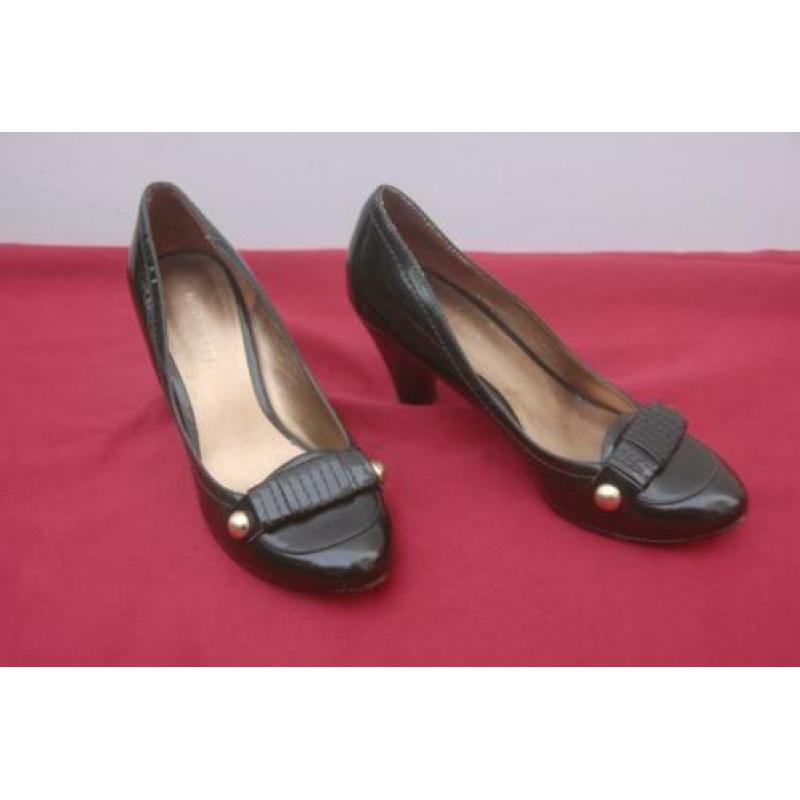NINE WEST donkergroene schoenen in lakleer maat 5 (35)