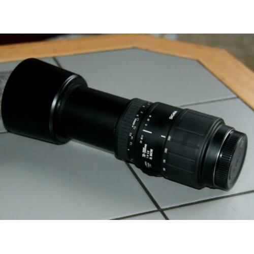 SIGMA 70-300 f4-5.6mm DL Macro Telelens v.Sony Alpha amount