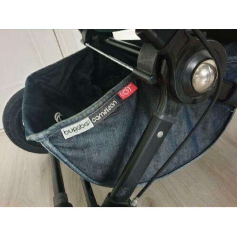 Bugaboo cameleon 2 denim zwart frame