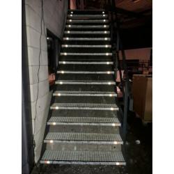Trap met 13,5 meter balustrade