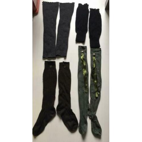 Setje leuke beenwarmers en kousen 35-38