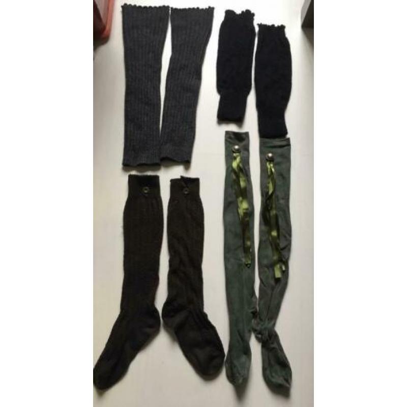 Setje leuke beenwarmers en kousen 35-38
