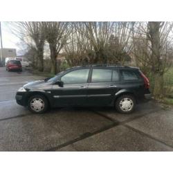 Renault Megane 1.5 DCI 60KW GR Tour Autbas 2004 Zwart