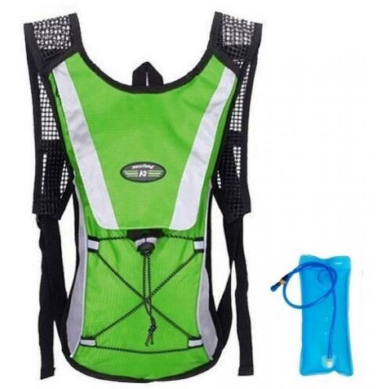 Rugzak waterzak rugtas mtb fietstas racefiets camelbak groen