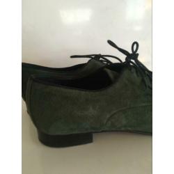 Marcos Nalini veterschoenen 39 nieuwstaat 199,- groen Fred
