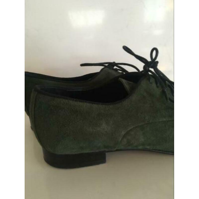 Marcos Nalini veterschoenen 39 nieuwstaat 199,- groen Fred