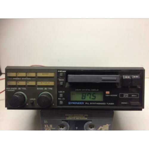 Oltimer autoradio cassette Pioneer type KEH-4030