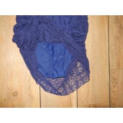 Nieuwe blauwe kanten correctie zwemjurk Beachwave 48