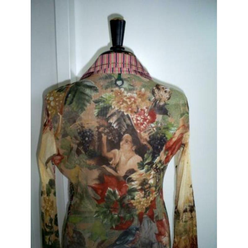 aparte SAVE THE QUEEN blouse mt. M met uitlopende mouw