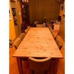 Eettafel + stoelen